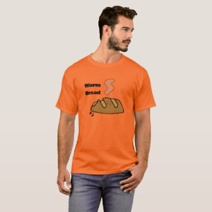 Camiseta Pão Fresco Ilustração de Padaria Fofa   Amante do 