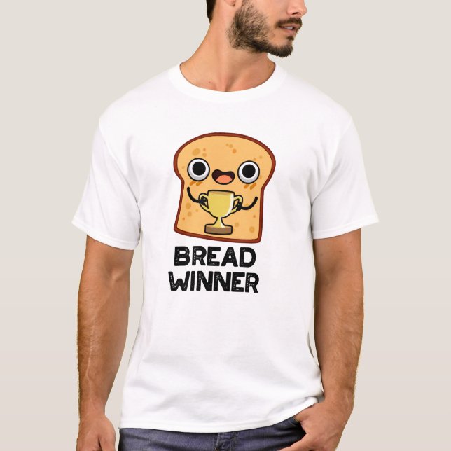 Camiseta Pão ganhador Engraçado Comida (Frente)