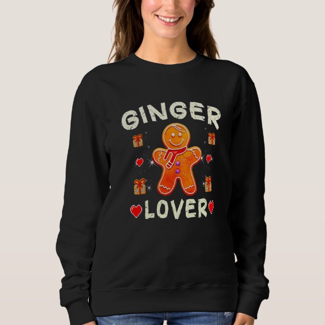 Camiseta Pão Gingerido Natal Eu Amo Meu Ginger Redh (Frente)
