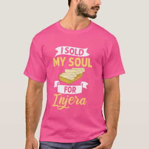 Camiseta Pão Injera Comida Etíope Receita de Pão Ázimo