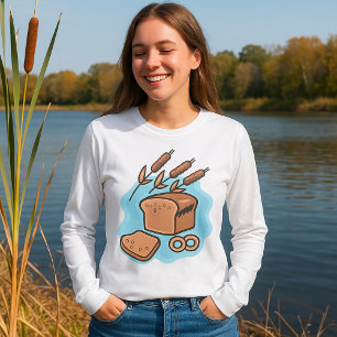 Camiseta Pão Integral Rústico Comida de Fazenda