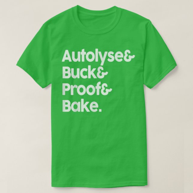 Camiseta Pão-Pão-De-Ferro Autolyse 2575 (Frente do Design)