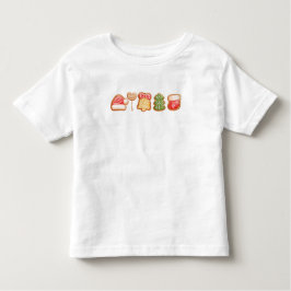 Camiseta Pão-pão Festivo Legal Trendência Natal