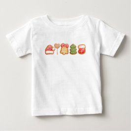 Camiseta Pão-pão Festivo Legal Trendência Natal
