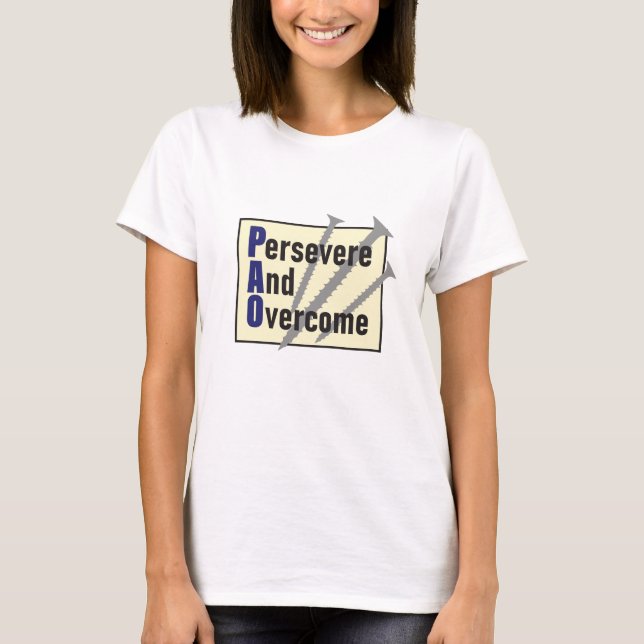 Camiseta PAO Perseverante e Superado (Frente)