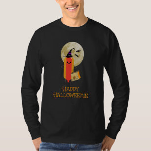 Camiseta Pão Quente de Cachorro-quente de Halloween & Lua F