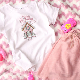 Camiseta Pão Rosa de Aniversário Personalizado