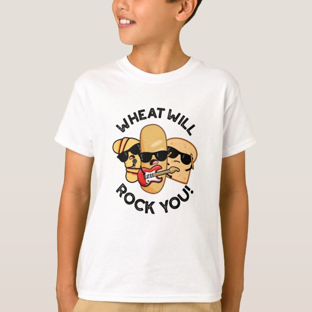Camiseta Pão Vai Balançar Você Piadas de Comida Engraçadas  (Frente)