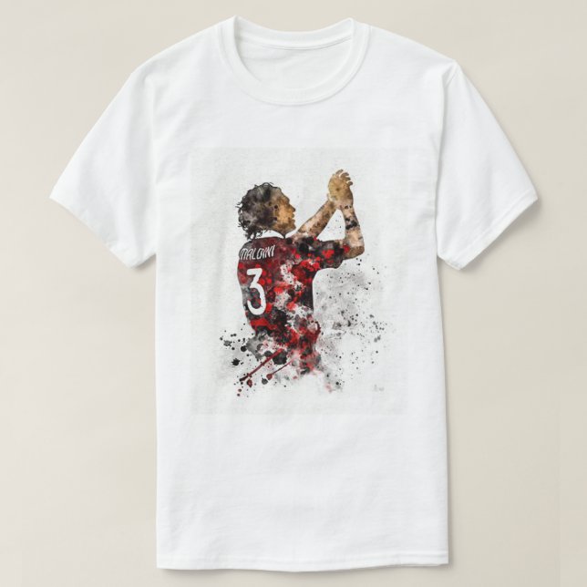 Camiseta Paolo Maldini (Frente do Design)