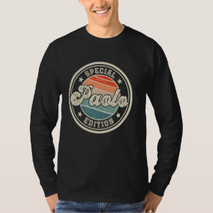Camiseta Paolo Special Edition Engraçado com nome próprio P