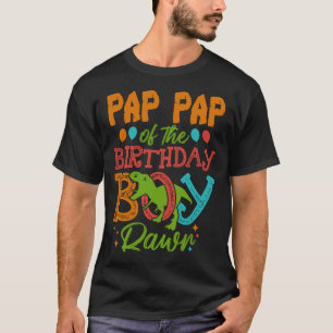 Camiseta PAP Do Birthday Boy Rawr Dinosaur