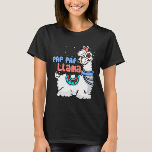 Camiseta Pap Llama Correspondente Pjamas de Natal da Famíli
