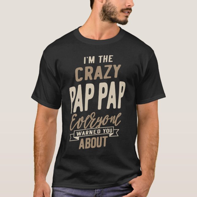 Camiseta Pap-Pap louco (Frente)