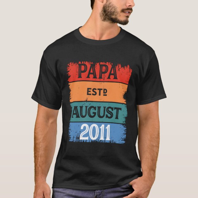 Camiseta Papa, agosto de 2011, Orgulhosa Lenda do Melhor Pa (Frente)