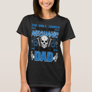Camiseta Papá Automotivo Melhor Que Mecânico Está Sendo Um
