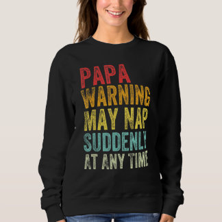 Camiseta Papá Aviso Pode Dormir De Repente A Qualquer Momen