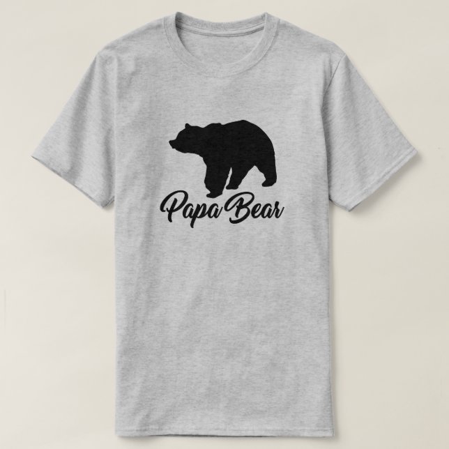 CAMISETA PAPA BEAR BEAR BEAR BEAR BEAR PADRE SON GIFT (Frente do Design)