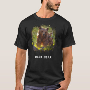 Camiseta *~* PAPA BEAR Cub Dia de os pais Gift AP86 Artsy