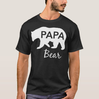 Camiseta Papá Bear Excelente Presente Para O Pai Vovô Dia D