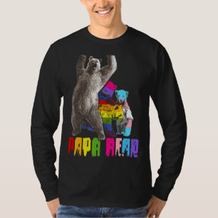 Camiseta Papá Bear Lgbt Gay Trans Prioridades Suporte Lgbtq