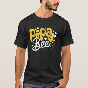 Camiseta Papa Bee Família Correspondente Apicultor Pai Papa