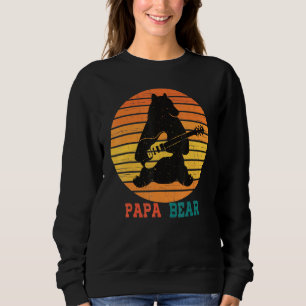 Camiseta Papá Bonito Urso Vintage Dia de os pais Retro Pai