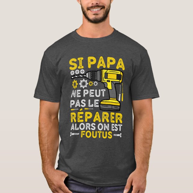 Camiseta Papa bricoleur (Frente)
