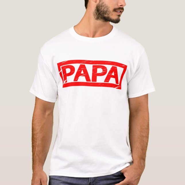 Camiseta Papá Carimbo (Frente)