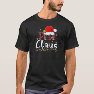 Camiseta Papá Claus Correspondendo Festas De Natal Da Famíl