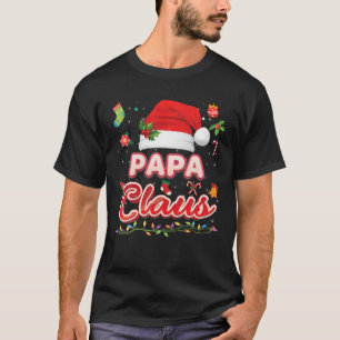 Camiseta Papá Claus Correspondendo Papais noeis de Natal d