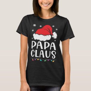Camiseta Papa Claus Familiares Correspondendo Papa Claus Pa