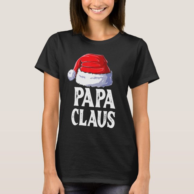 Camiseta Papa Claus Pais Papais noeis de Natal Corresponden (Frente)