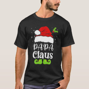 Camiseta Papa Claus Papais noeis Engraçada Família de Natal