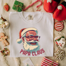 Papá Claus Tshirt de Natal