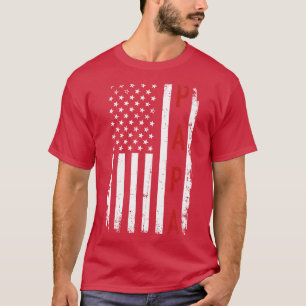 Camiseta Papa com americano americano americano