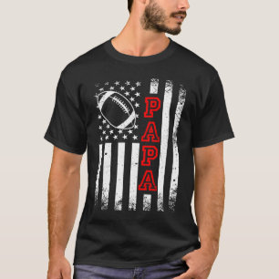 Camiseta Papá com Pai de futebol americano