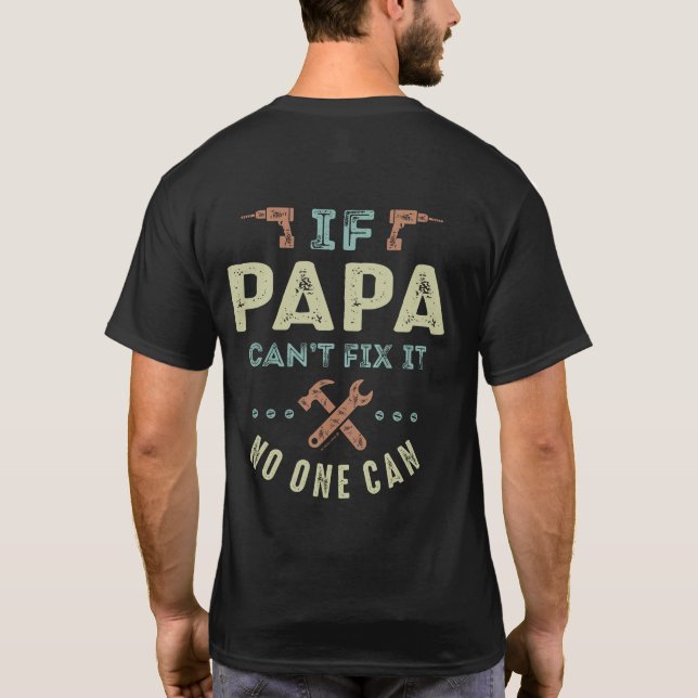 Camiseta Papá Consegue Corrigi-Lo (Verso)