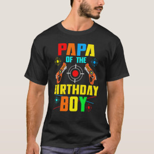 Camiseta Papá Da Brincadeira Da Família De Jogo De Aniversá