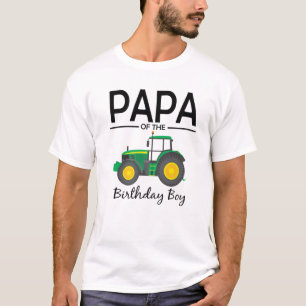 Camiseta Papá Da Família De Festas De Fazenda De Anivers