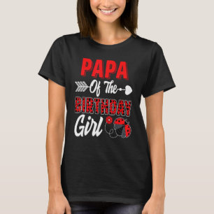 Camiseta Papá Da Família Ladybug Ladybug B