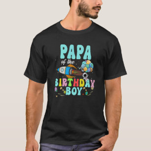 Camiseta Papá Da Festa Espacial Astronauta de Astronauta de