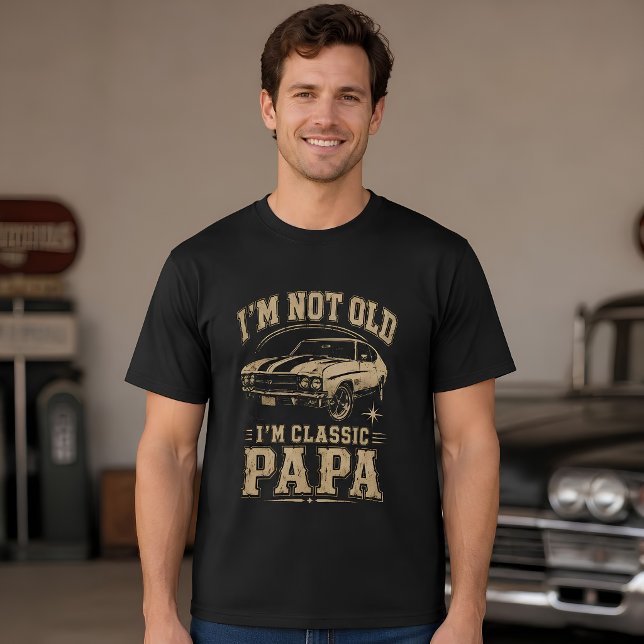 Camiseta Papa de Carro Clássico Vintage (Criador carregado)