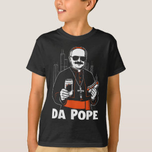 Camiseta Papa de Chicago Leo Xiv Da Pope Meme Engraçado