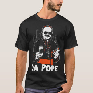 Camiseta Papa de Chicago Leo Xiv Da Pope Meme Engraçado