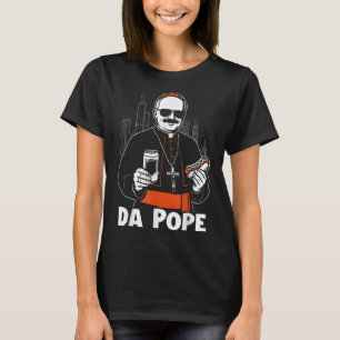 Camiseta Papa de Chicago Leo Xiv Da Pope Meme Engraçado