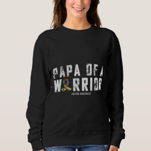 Camiseta Papá De Uma Família Vintage De Consciência Autista
