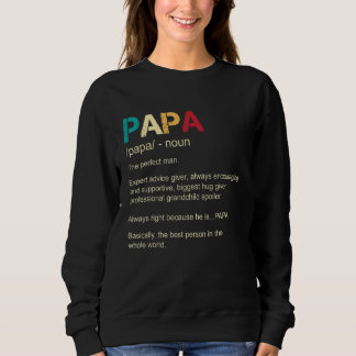 Camiseta Papa Definição Dia de os pais Para Homens Papá Wif
