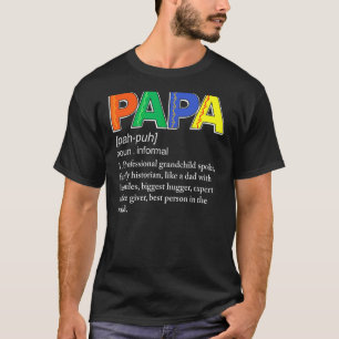 Camiseta Papa Definition Professional Grandchild Spoiler Fa
