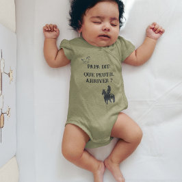 Camiseta Papa dit: Que peut-il arriver?