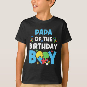 Camiseta Papá Do Autismo Autismo Quebra-cabeça H